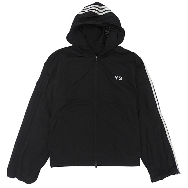 ワイスリー ジャケット メンズ L ナイロン ブラック Y-3 NYLON WIRED 3 STRIPES TRACK TOP KF1085BKL