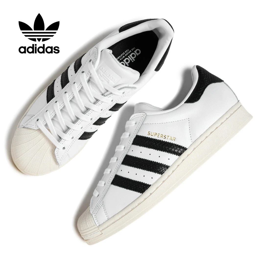 adidas アディダス SUPERSTAR ADV スーパースター スケート スニーカー CLOUD WHITE ( ホワイト ブラック 白 黒 SKATE レディース メンズ KI5727 )
