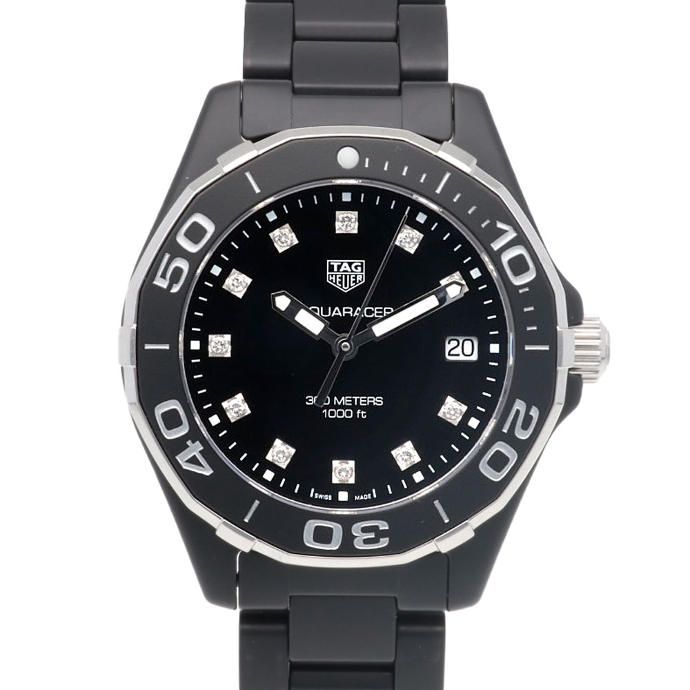 タグホイヤー アクアレーサー 腕時計 セラミック WAY1397 クオーツ 1年保証 TAG HEUER 中古 美品