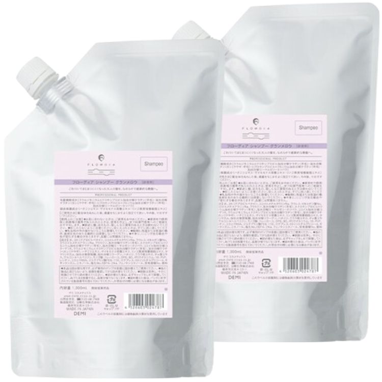 2個セット フローディア シャンプー グランメロウ 1000ml 詰替え レフィル エイジング 太毛 硬毛 毛髪補修 ごわつき まとまり