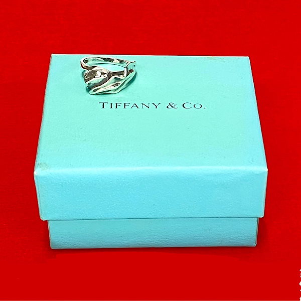 Qoo10] Tiffany ヴィンテージ チューリップリングリング指