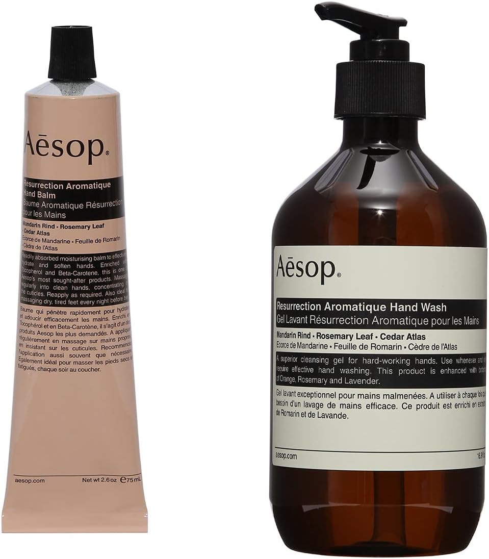ラッピング済 ギフトボックス付き セット レスレクション ハンドバーム 75ml レスレクション ハンドウォッシュ 500ml