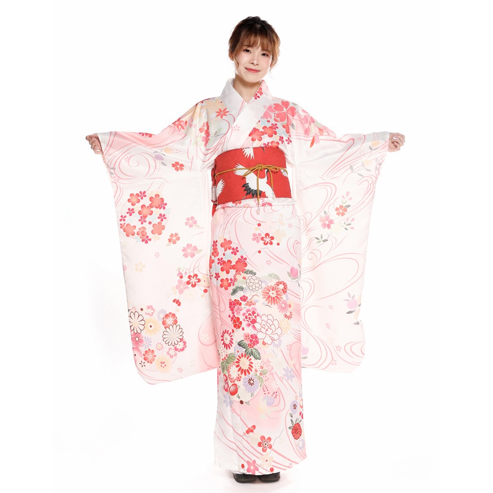人気新作振袖着物伝統ポジショニング画稿成人式祭り結婚式正装着物