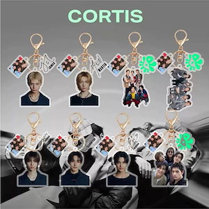 CORTIS 新作 アクリルキーホルダー アクキー バッグチャーム ペンダント アイドルグッズ 趙雨凡 マーティン キム・ジュフン 応援グッズ コレクション