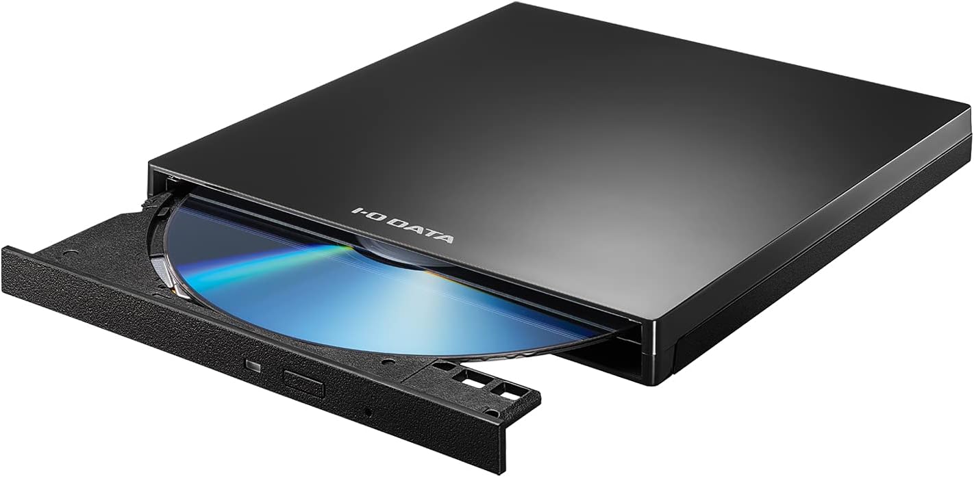 アイ・オー・データ I-O DATA ポータブルDVDドライブ 編集・保存ソフト付き Type-C/USB A搭載 Win/Mac両対応 バスパワー DVRP-UC8X