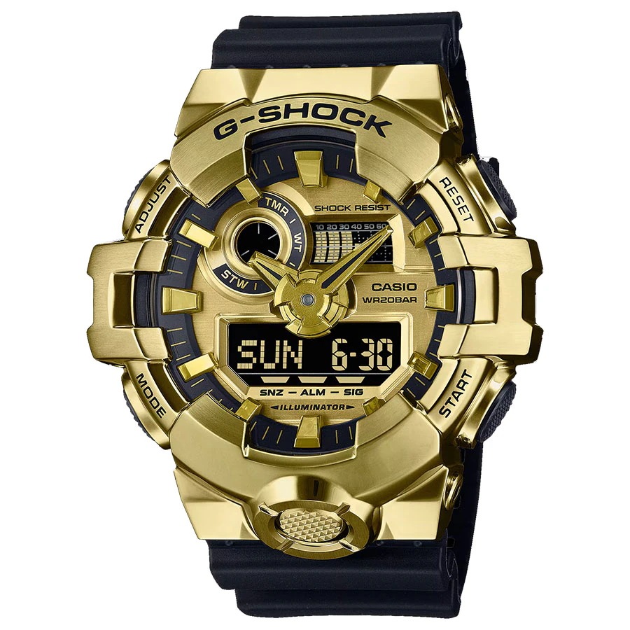 取寄品 正規品 CASIO腕時計 カシオ G-SHOCK ジーショック アナデジ アナログ&デジタル 丸形 GM-700G-9AJF 人気モデル メンズ腕時計