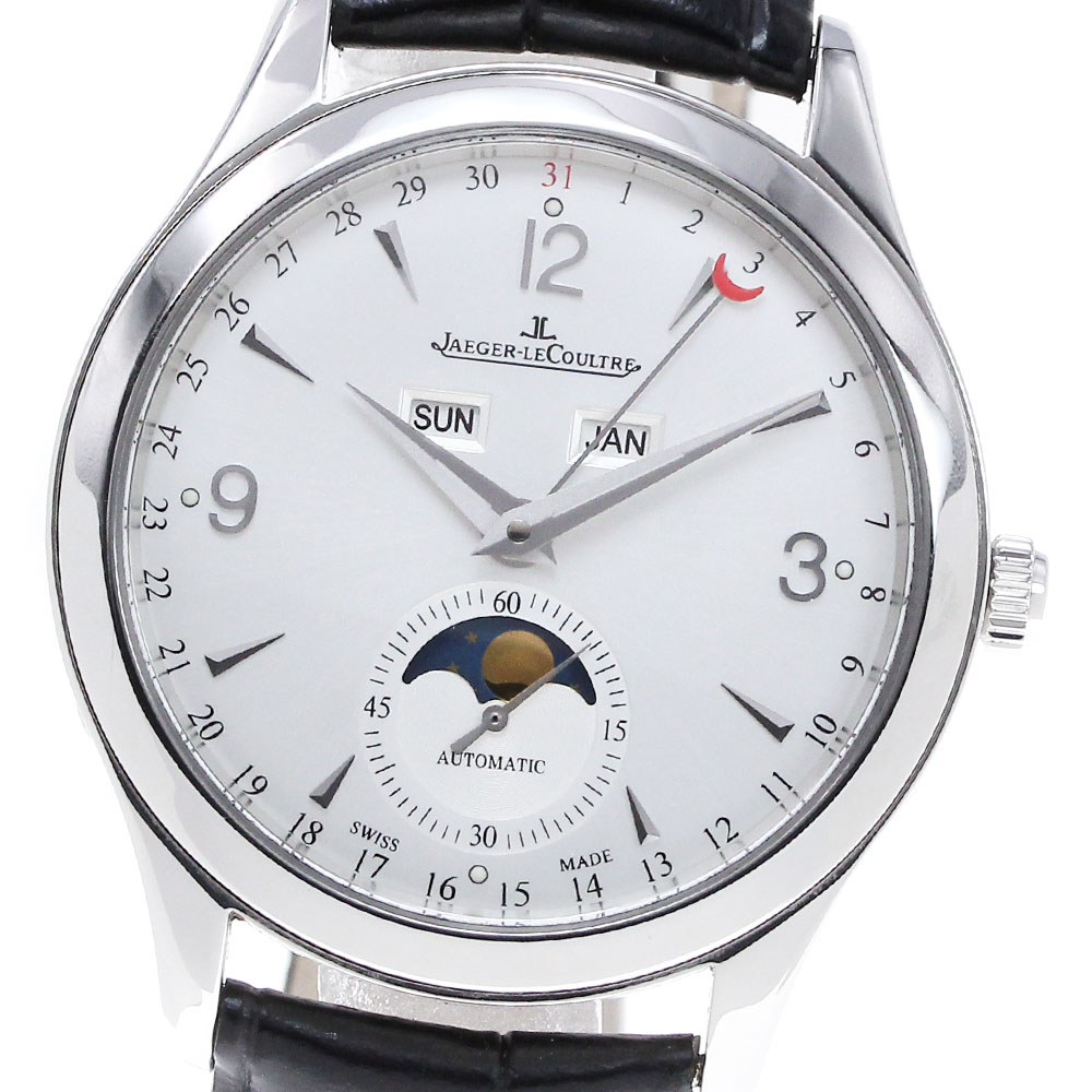 ジャガー・ルクルト JAEGER-LECOULTRE Q1558420/176.8.12.S マスターカレンダー 自動巻き メンズ 良品 保証書付き_839963【中古】その他 ブランド腕時計