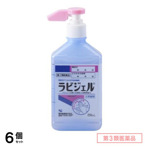 第３類医薬品 ラビジェル 250mL (ポンプ) 6個セット 4,563円