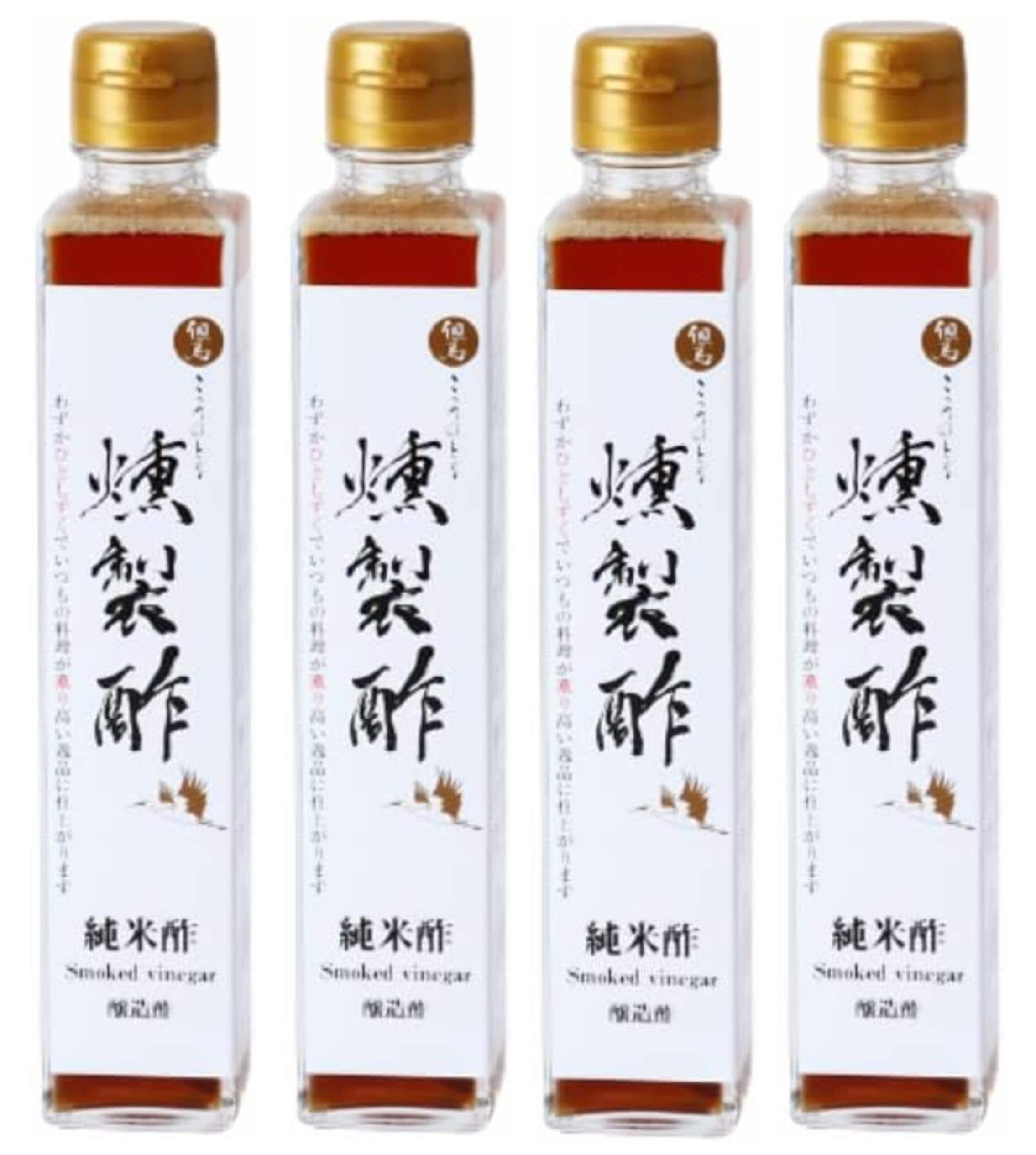 但馬醸造所 こうのとり 燻製酢 純米酢 200ml×4本 桜チップ 醸造酢