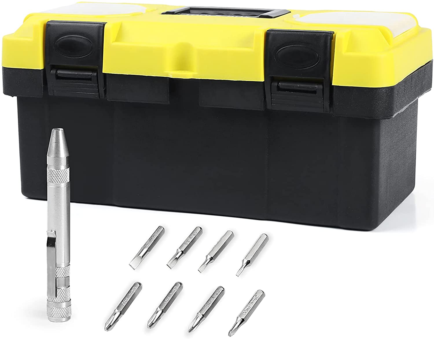 【本日限定価格】 wood アタッチメント付ドライバー付属 大 ASB樹脂採用 工具箱 大中小3サイ