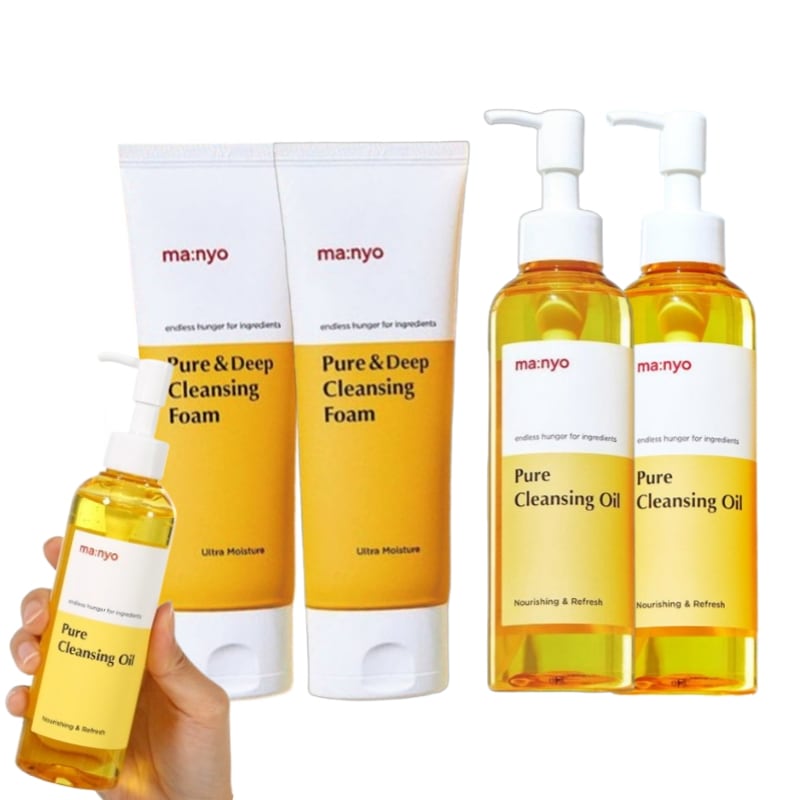 ピュアクレンジングオイル200ml ディープクレンジングフォーム160ml*2 企画セット(마녀 퓨어 오일 200ml 딥 클렌징폼 160ml *2)
