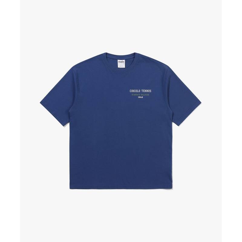 [ディアドラ diadora by PALMES] レガシー半袖Tシャツ 2 NAVY D5311LRS02NVS 417773
