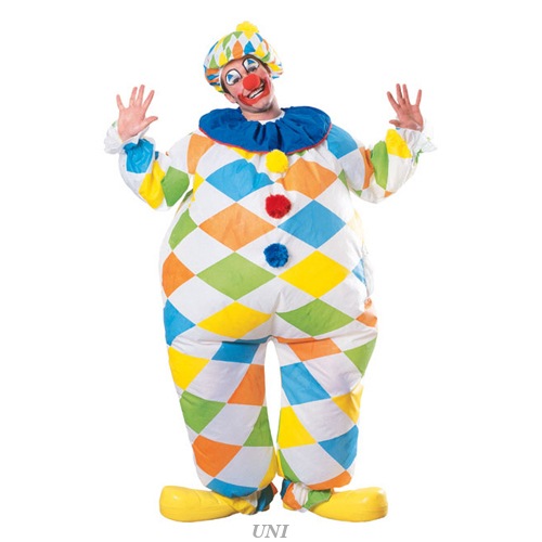 コスプレ 仮装 インフレータブルクラウン ピエロコスチューム 【 コスプレ 衣装 ハロウィン 仮装 レディース 服 コスチューム メンズ ピエロ ぴえろ 女性用 ピエロ服 ピエロ衣装 男性用 男女兼用 7,656円