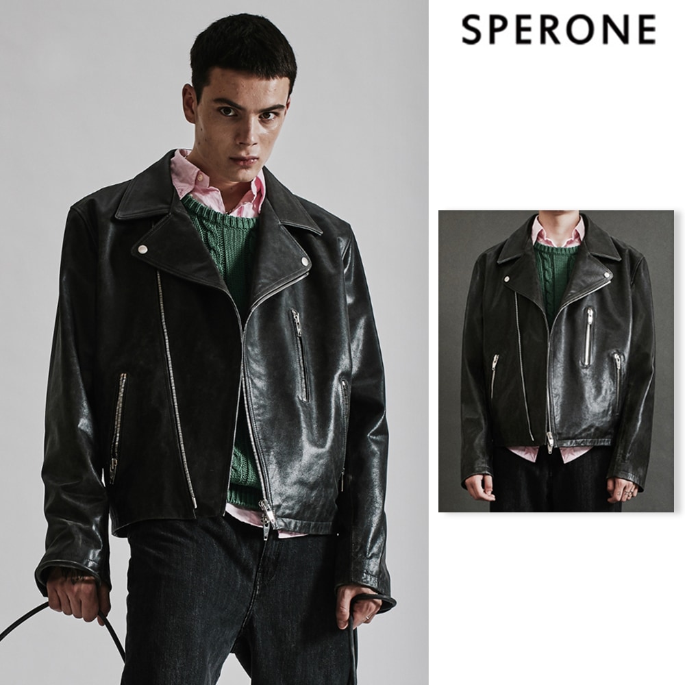[SPERONE] Stone Beige Rider Jacket 23,007円