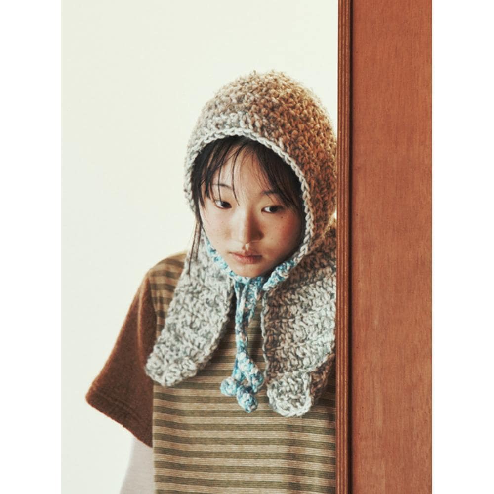 MISU A BARBE☆FLAPPY COVER MISU A BARBE FLAPPY COVER MULTI GREEN ニット帽