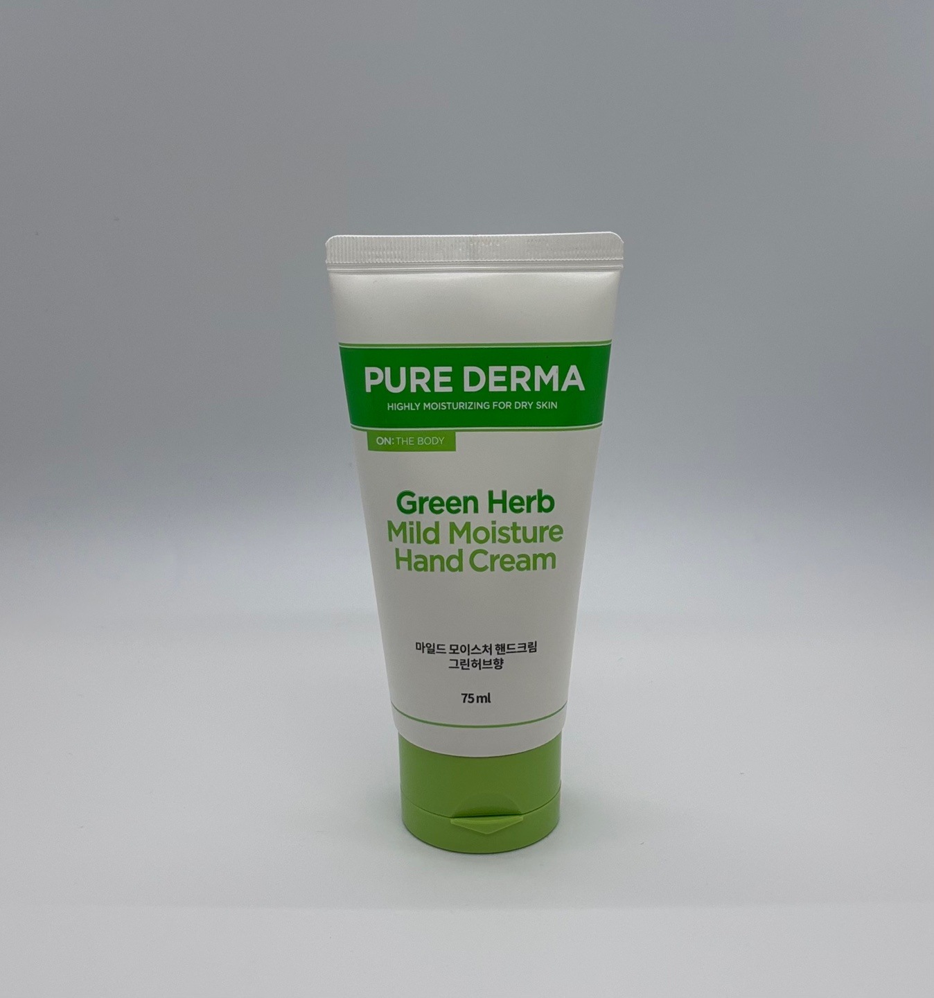 Pure Derma Mild Moisture Hand Cream 75ml Green Herb Scent