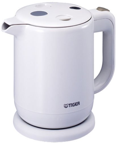 飲みたいときにサッと沸く! TIGER 電気ケトル 0.8Lホワイト PFV-G080-W