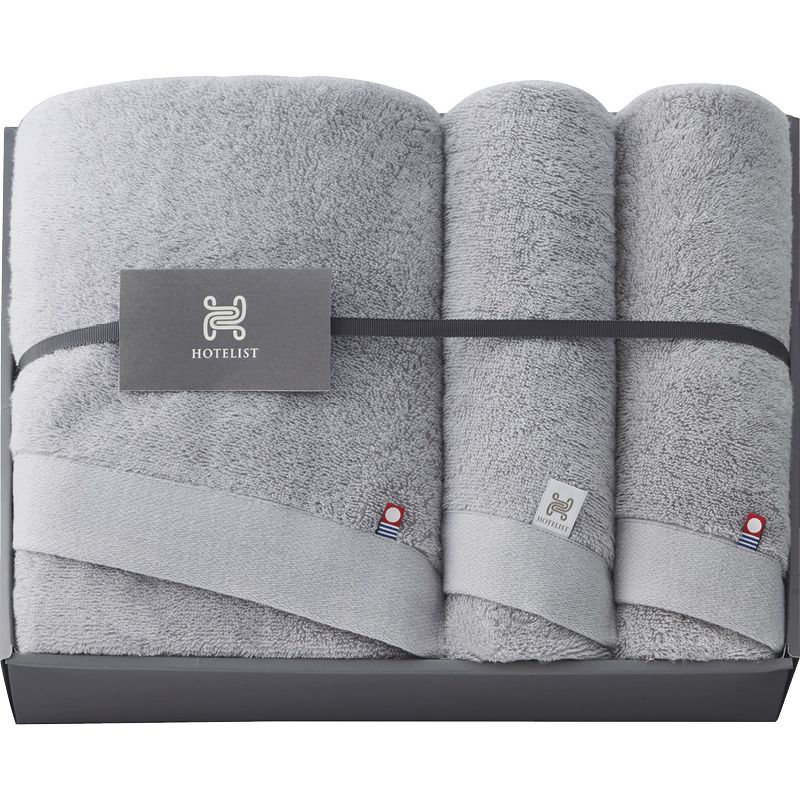 今治 HOTELIST バスタオル&フェイスタオル2P