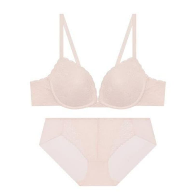 テンダー レース ノーワイヤ ブラ パンツ セット - スキン 80B 95 8,759円