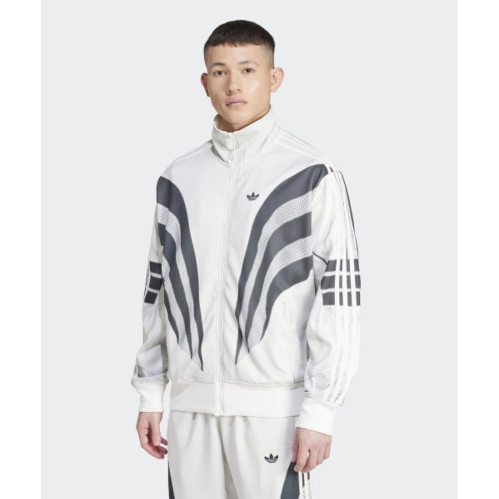 adidas Q3 Print Track Top White IZ1640