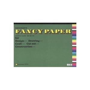 （まとめ） ファンシーペーパー B4ヨコ 色画用紙 27色 28枚 S325A 1冊 [x5セット]