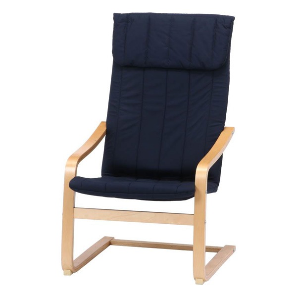 パーソナルチェア リラックスチェアー スリム BK 84055 不二貿易