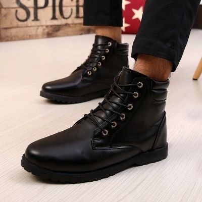 ブーツ メンズ ブランド ランキング モード ルーム ハイカット ブーツ完全 防寒 サイドジップ ファスナー 革 レザー 洗える フロント 冬 秋 幅広 セット 靴 暖かい ワーク 春 滑らない ジ