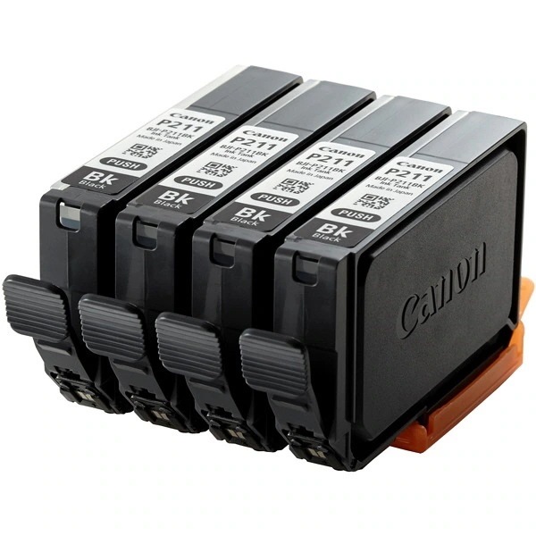 （まとめ買い）純正 インクタンク ブラック 4本入 BJI-P211BK（4P） [x3]