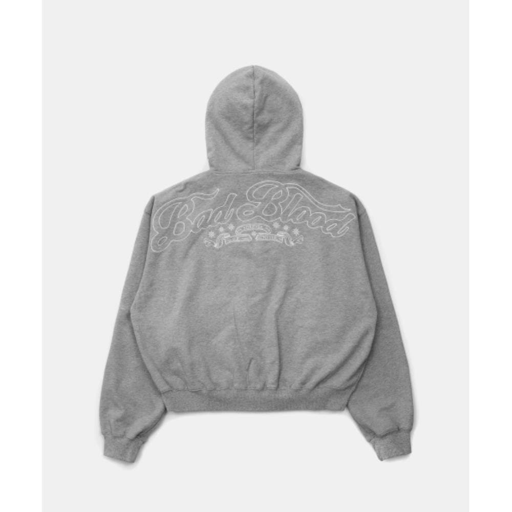 BADBLOOD Mystic Capsule Hood Zip-Up Gray w-hde25-016