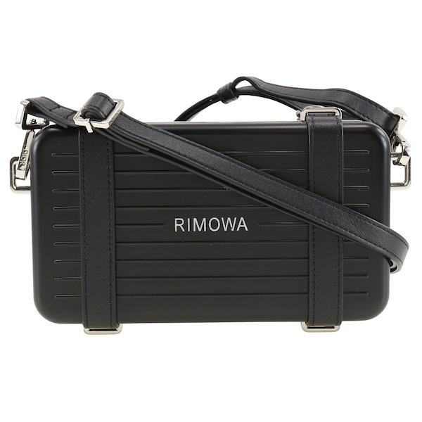 DIOR RIMOWA ブラック ストライプバッグ Dior RIMOWA Personal Clutch On Strap Black | The King Decor