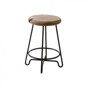 東谷 ラウンドスツール ブラウン TTF-903B