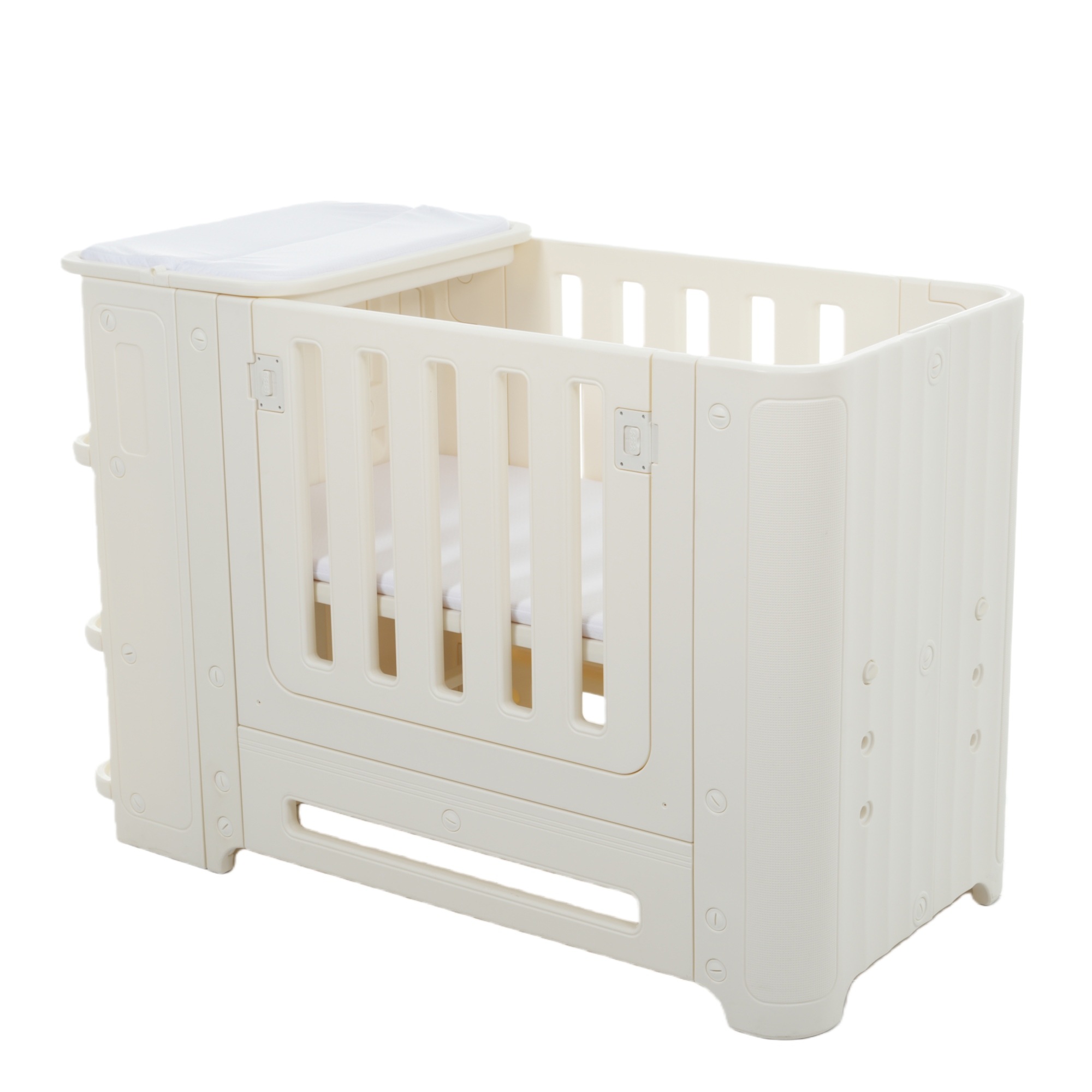 2026新作[136]ベビーサークル マットレス付 プレイヤード 高さ調整 オムツ換え台 出産祝い