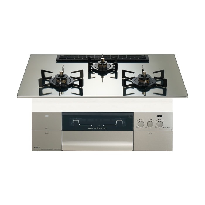 都市ガス用 75cm天板ビルトインコンロ PROGRE S・FLAT プラチナシルバー N3S25PWASKSTEC-13A 103,290円