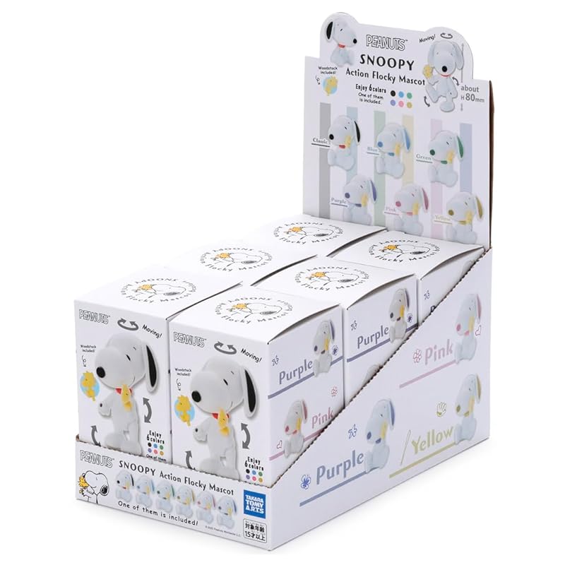 タカラトミーアーツ(TAKARATOMY A.R.T.S) ピーナッツ アクションフロッキーマスコット ランダムアソートボックス6個 ぬいぐるみ高さ約8cm 12,523円