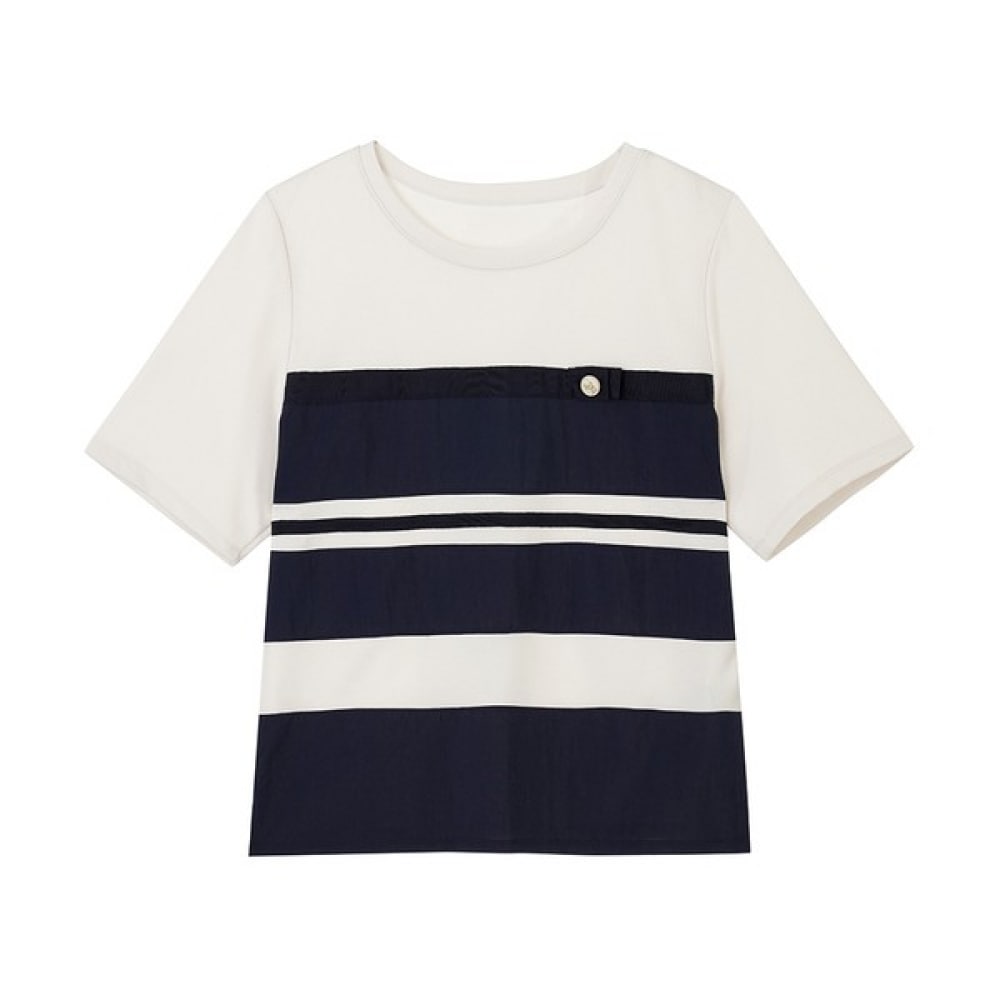 [アナルドバシニ] (アナルドバシニ) カラーブロックストレッチブラウス (AX08BL26M) 5,141円