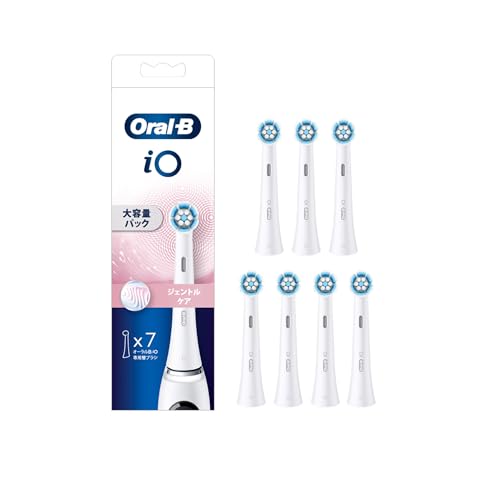 【正規品】ブラウン オーラルB iO 替えブラシ ジェントルケア ホワイト1.5年分 (7本) iORBSW-7EL 【iOシリーズ専用】 【Amazon.co.jp 限定】