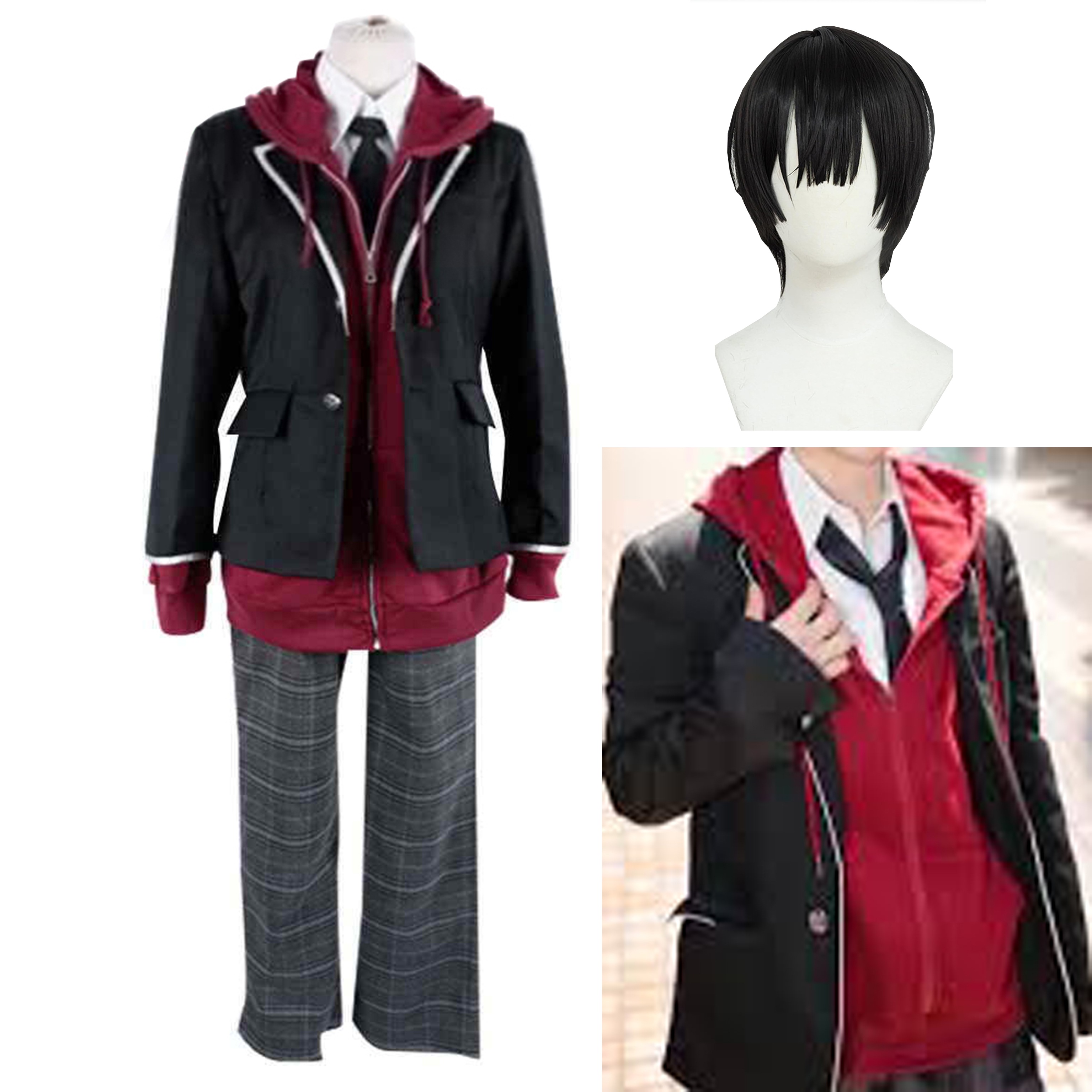【全シリーズ発売中】 【値引き中】ウィッグ コスプレ衣装 撮影 大人 クリスマス ハロウィン コスプレ衣装 校服 新衣装 くずは 制服 葛葉 葛叶 私服 葛葉 コスプレ衣装
