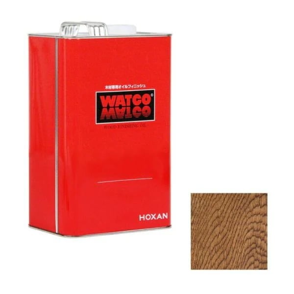 HOXAN ワトコオイル W－13 3．6Lダークウォルナット 資材 塗料 ニス ホビー塗料