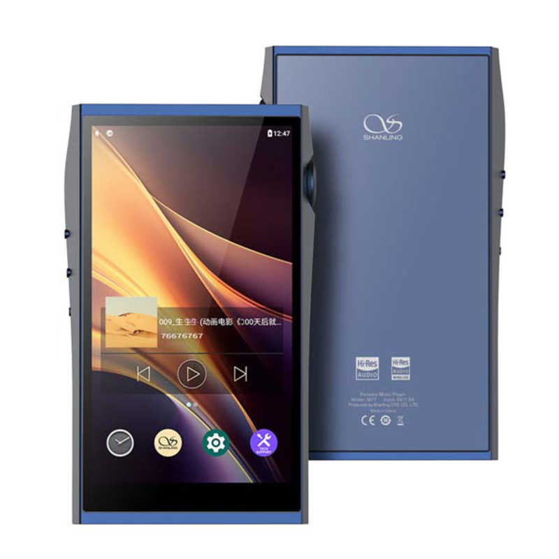 SHANLING　M7T Blue 真空管搭載ポータブルプレーヤー(ブルー) ［ハイレゾ対応］　M7T-BL