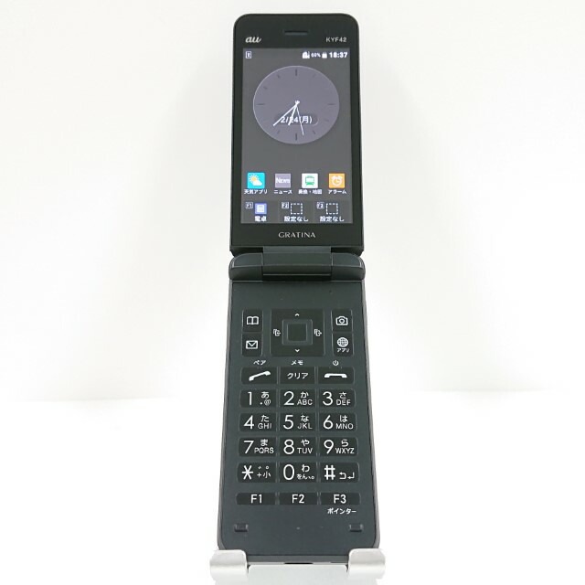 GRATINA KYF42 au ブラック 送料無料 本体 c10171 【中古】