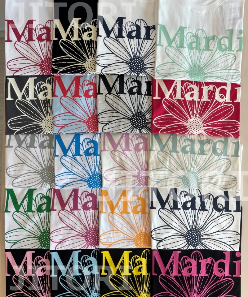 Qoo10 Mardi Mercredi 25SS 新作 TSHIRT フラワー
