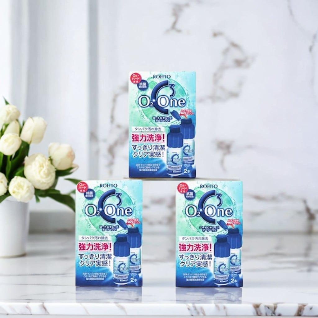 ロートコンタクトケア ロートCキューブ オーツーワン 120mL × 2本 × 3個パック 【まとめ買い】(すべてのO2・ハードレンズに使えます)