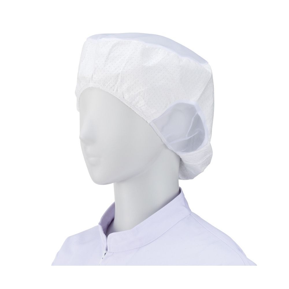 宇都宮製作　毛髪混入防止用キャップ　シンガー電石帽　SR-2　スタンダード　Lサイズ　20枚×5袋【取り寄せ商品・即納不可・代引き不可・返品不可】