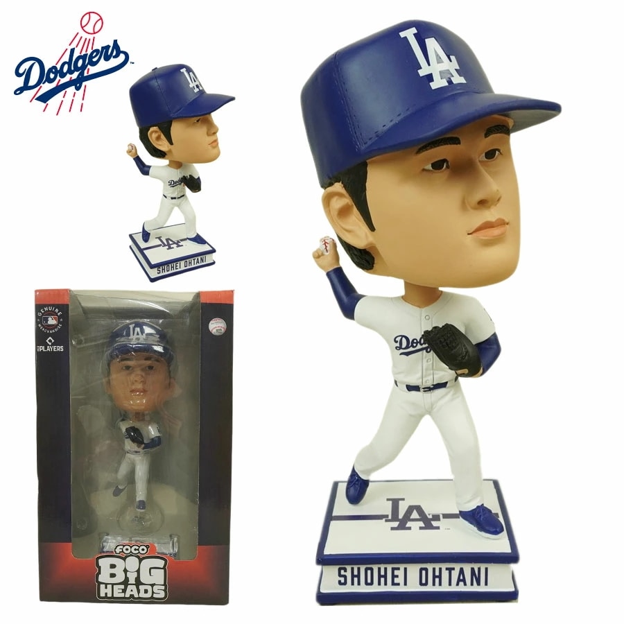 大谷翔平 ボブルヘッド シリアルナンバー入り9.5インチ ビッグヘッド フィギュアMLB BIG HEADS 9.5INCHLA DODGERS ロサンゼルス ドジャー