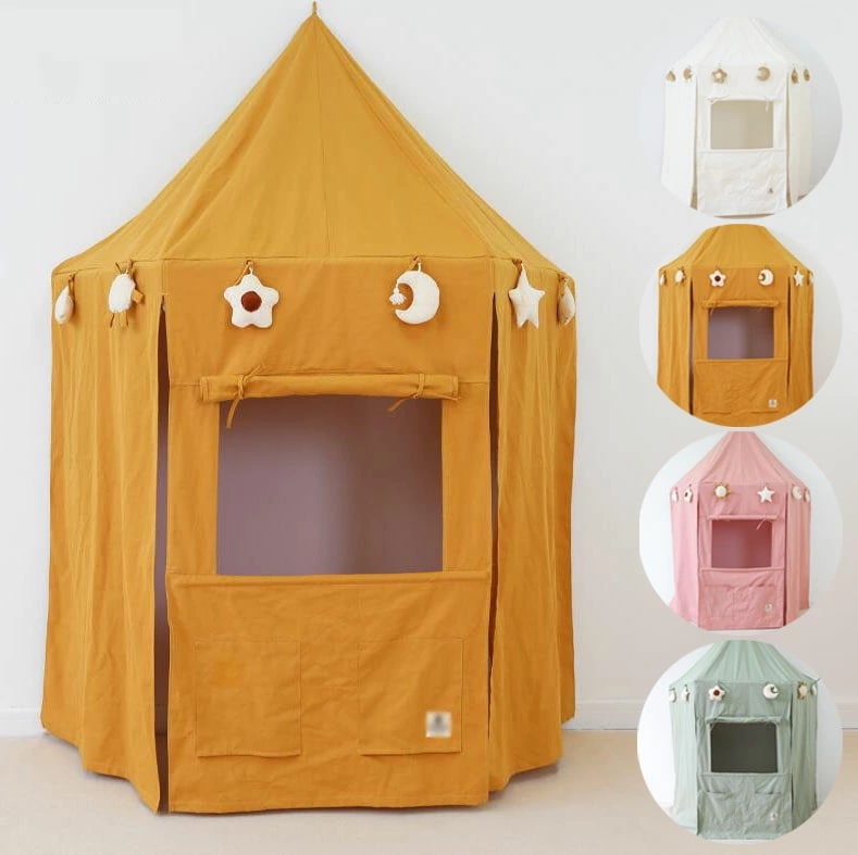売れ 簡易テント ベビーテント キッズテント 赤ちゃん 壁テント フロアマット付き かべテントハウス 子供テント 組み立て簡単 子どもテント 子供部屋 プレイハウス 北欧 プレイテント ままごと 独立