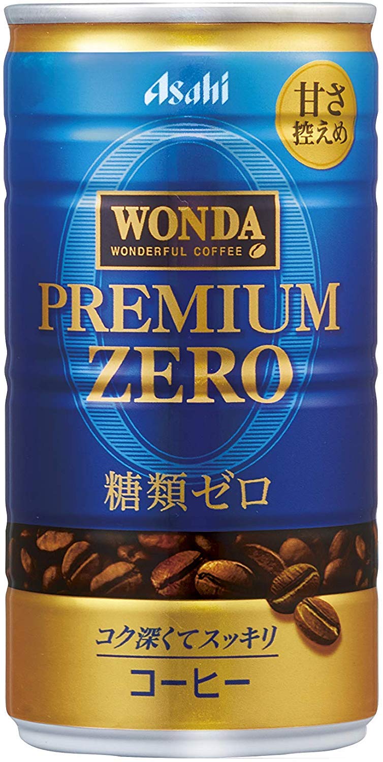 アサヒ ワンダ プレミアムゼロ 缶 185g×30本入【×2ケース：合計60本】