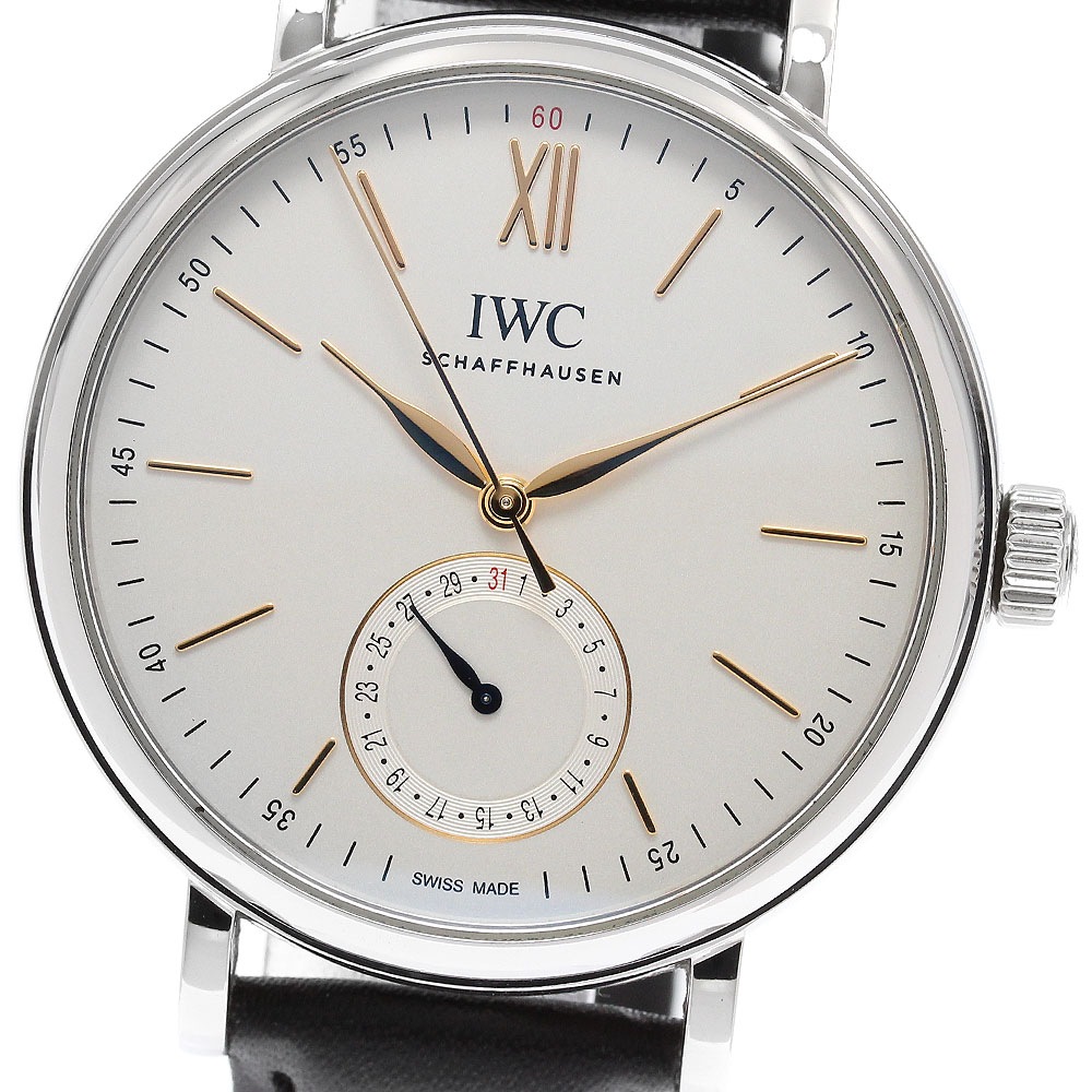 IWC IWC SCHAFFHAUSEN IW359201 ポートフィノ デイト 自動巻き メンズ 良品 _914947【中古】