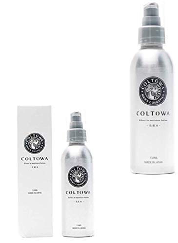 COLTOWA(コルトワ) 全身に使えるメンズ化粧水 150ml×２ (男性用 オールインワン 国産) Silver in Moisture Lotion 誕生日 記念日 ギフト等