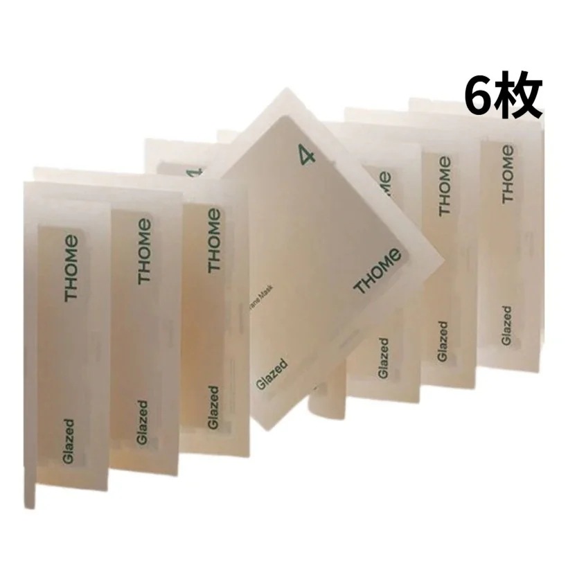 [New]スマート ベール グロー シーラー マスク, 6枚 #光彩 #高効能 #超薄膜 #ADENOSINE #TREMELLA #YLANG-YLANG