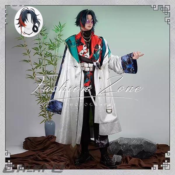 にじさんじ 風 3SKM 魁星 Kaisei コスプレ衣装 ウィッグ cosplay ハロウィン 演出服 変装